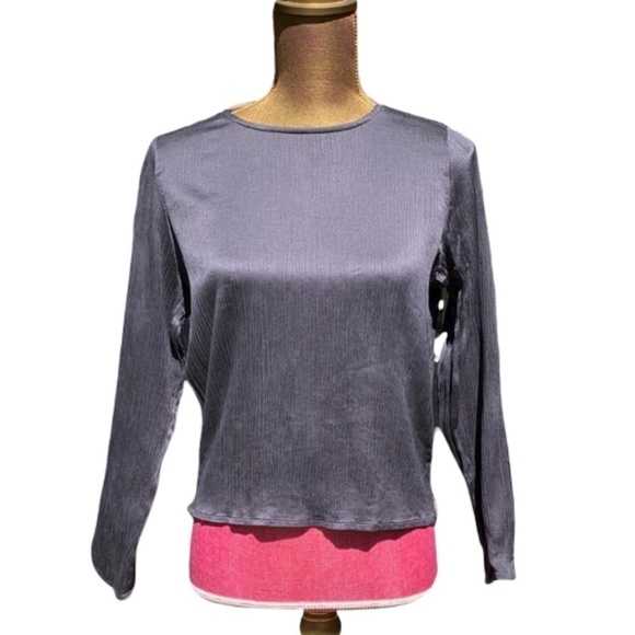 Eileen Fisher Silk Long Sleeve Top - Picture 1 of 7